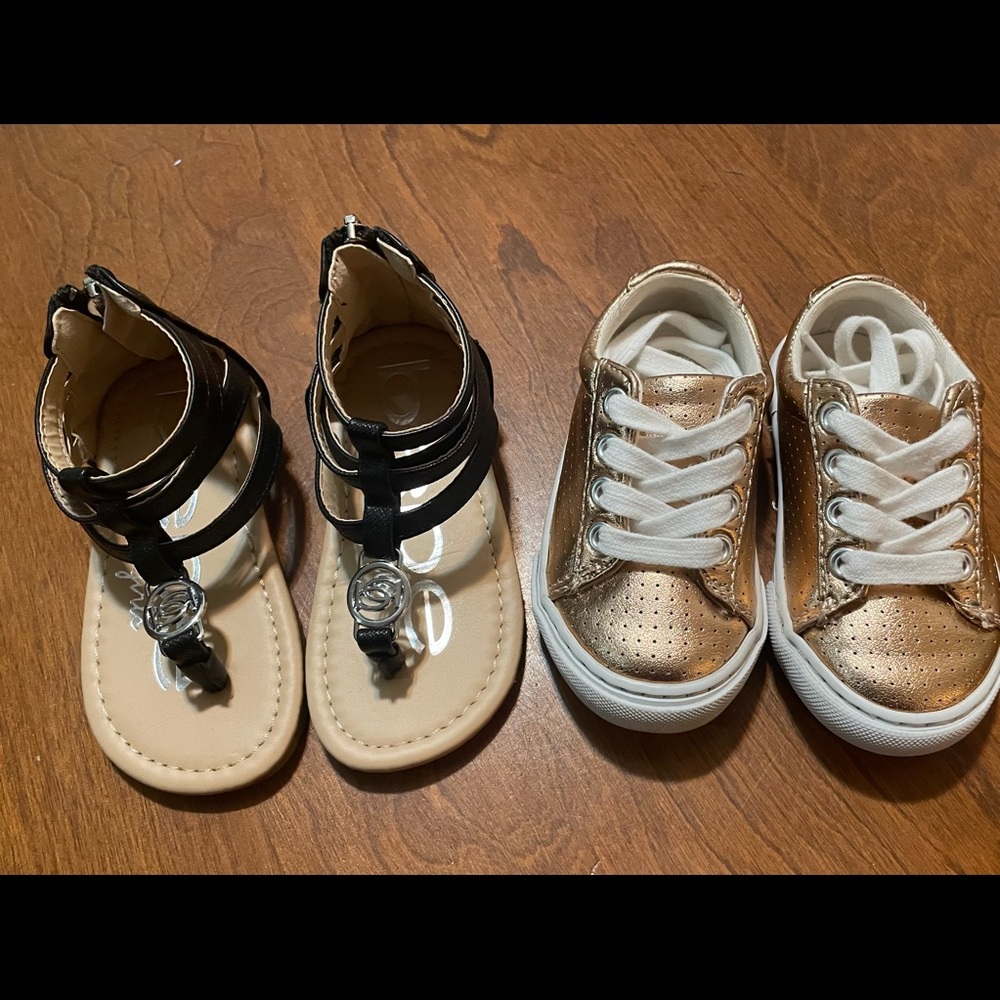 Bebe Sandals/ Janie and jack shoes